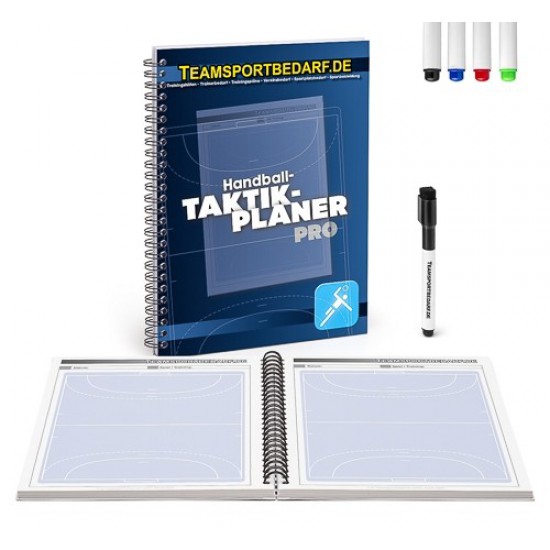 Handbal tactische planner PRO - 100 pagina's (Set 5 stuks)