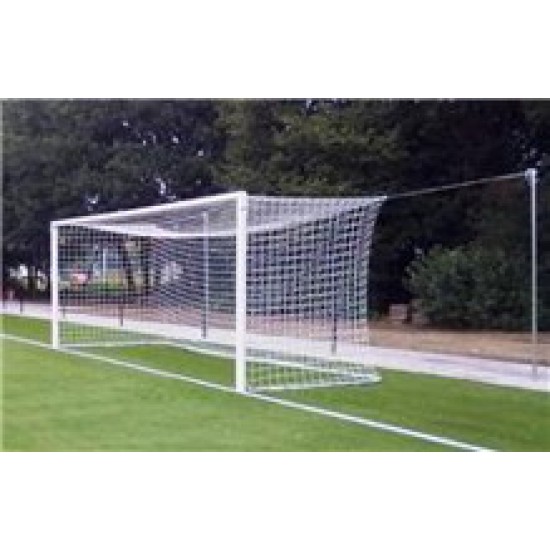 Set doelnetten voor voetbaldoelen 7,5 x 2,5 x 2,0 x 2,0 (4mm) - Wit