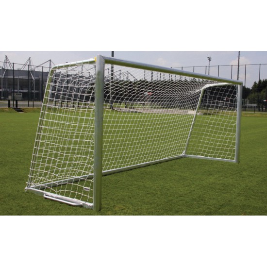 Set doelnetten voor voetbaldoelen 5,0 x 2,0 x 1,0 x 2,0 (4mm) - Wit